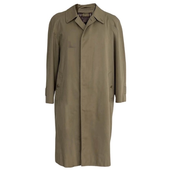BURBERRY • Vintage Car Coat Nova Check Lining Trench Jacket Classic